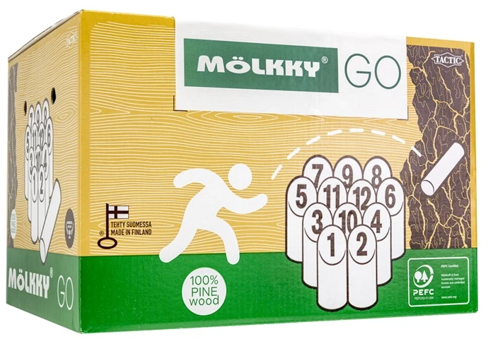 TACTIC Mölkky GO kartoninėje dėžutėje