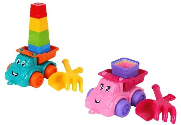Technok smėlio rinkinys su savivartis 21 cm