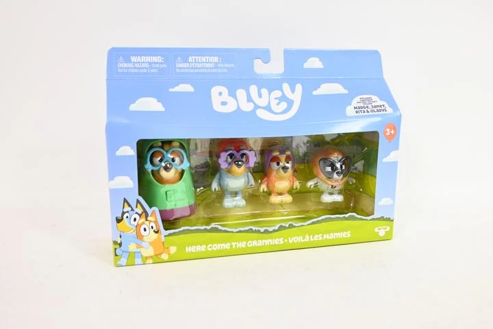 TM Toys Figūrėlės Bluey močiutės 4 vnt. rinkinys