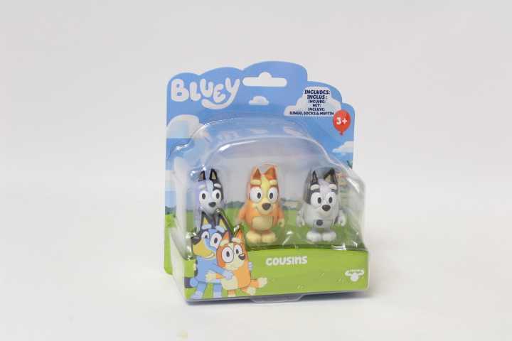 Bluey figūrėlių rinkinys, 3 vnt.