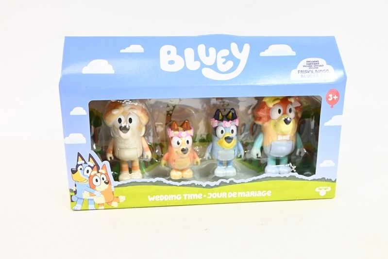Bluey - 4 figūrėlių rinkinys - Vestuvės (90268)