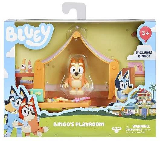 Figūrėlė Tm Toys Bluey Mėlyna - Rinkinys Pokój zabaw + figurka pieska