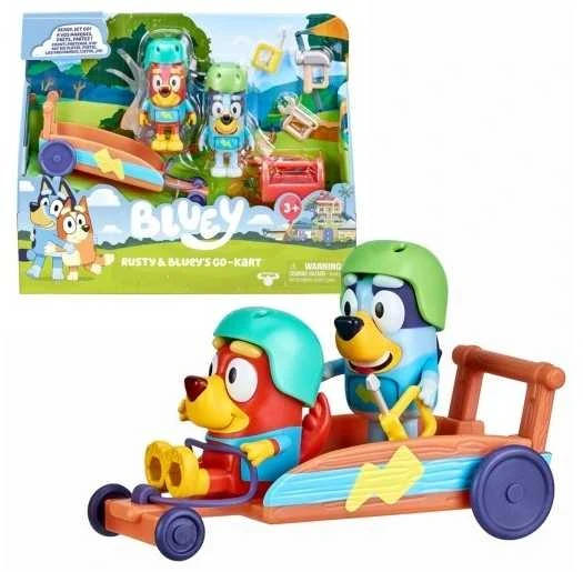 TM Toys Figūrėlė Bluey School Billy Cart Set