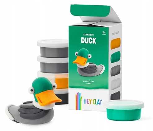 TM Toys Hey Clay. Masa plastyczna - kaczka