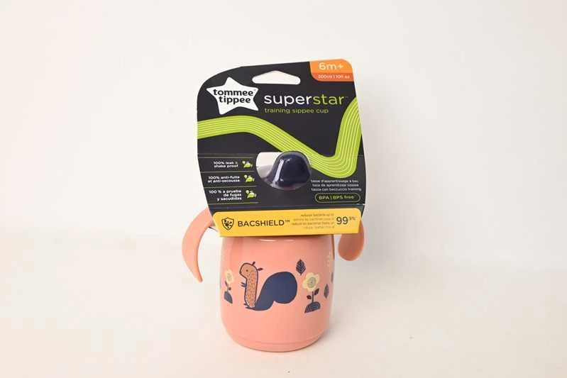TOMMEE TIPPEE 300 ml 6+ mėn. WEANING SIPPEE puodelis – gertuvė, rožinė