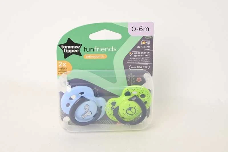 Tommee Tippee čiulptukai silikoniniai 2vnt 0-6m Fun 43335763