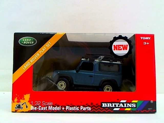 Tomy Britanija Land Rover Defender su TOMY priedais