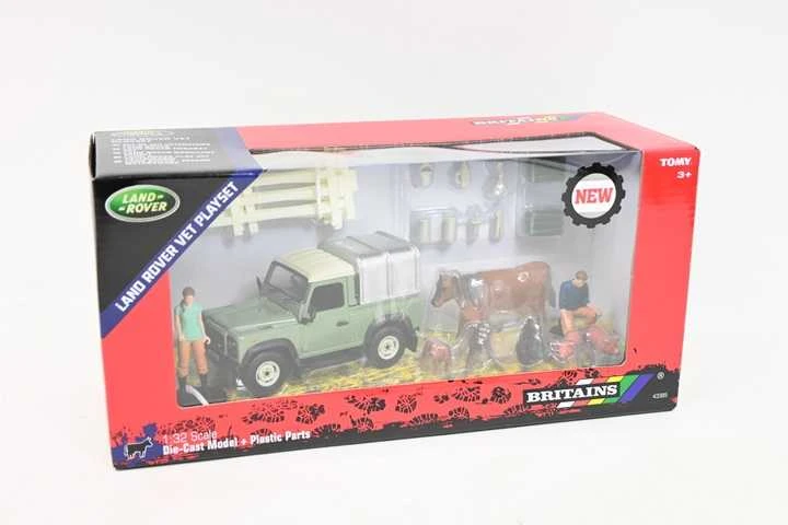 Žaislinis Land Rover veterinarijos rinkinys Tomy