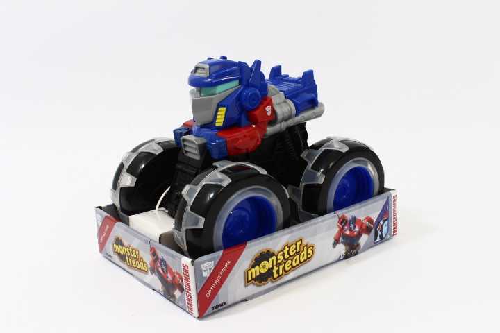 Tomy JOHN DEERE traktorius su šviečiančiais ratais Optimus Prime, 47423