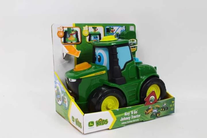 Tomy John_Deere Žaislinis traktorius John Deere KEY N GO JOHNNY 47500