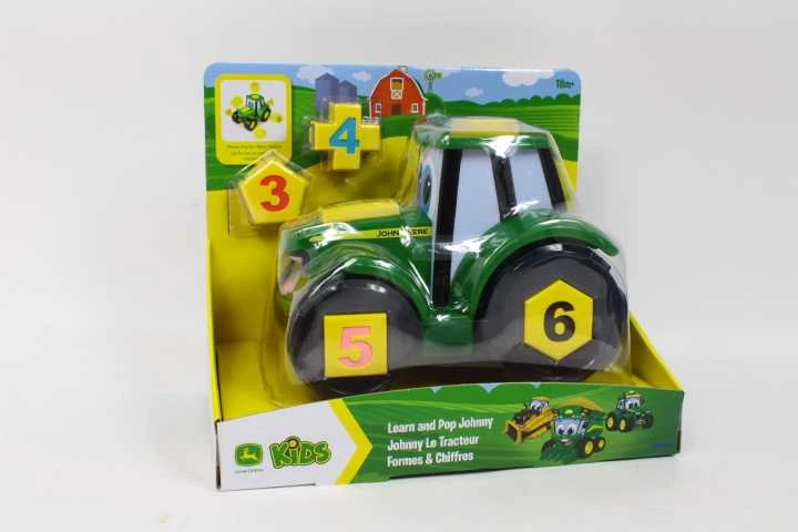 Tomy JOHN DEERE traktorius su kaladėlėmis Johnny, 46654