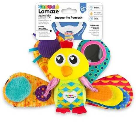 LAMAZE pakabinamas žaislas Povas Jacque, LC27013A
