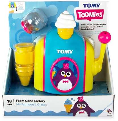 TOMY vonios žaislas Ledų-burbulų mašina, E72378