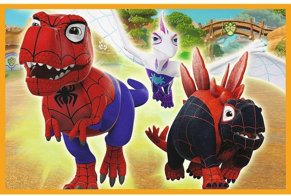 Trefl Dėlionė 2x24 vnt. - Spidey ir dinozaurai