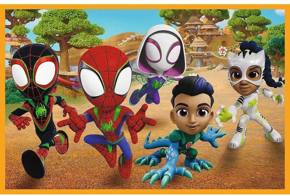 Trefl Dėlionė 2x24 vnt. - Spidey ir dinozaurai