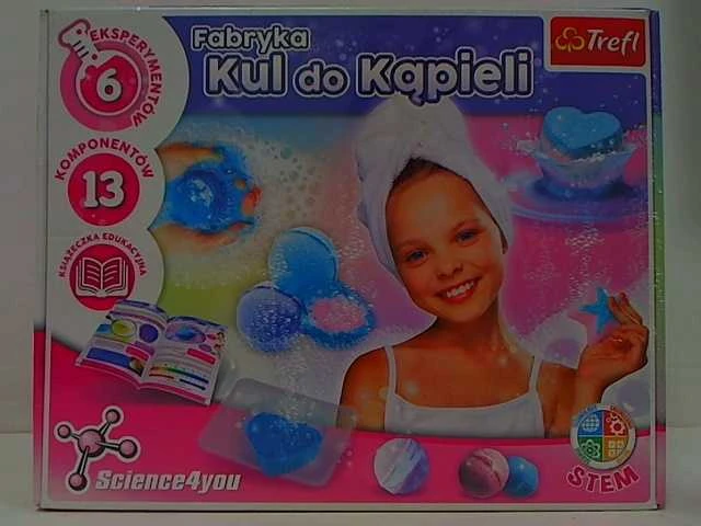 Rankdarbių rinkinys kvapnioms vonios burbulams gaminti Trefl