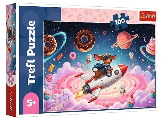 Trefl Dėlionė 100 Taksas ant raketos 16558