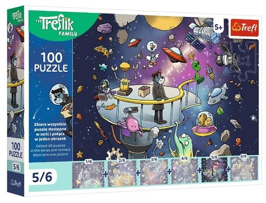 Trefl Dėlionė 100 UFT Bert in Space 16545