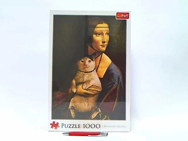 Trefl Dėlionė 1000 vnt. - Ponia su kate