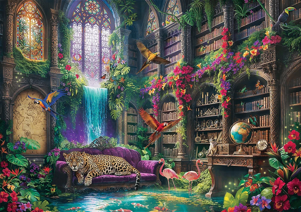 Trefl Dėlionė 1000 vnt. - Magiška biblioteka