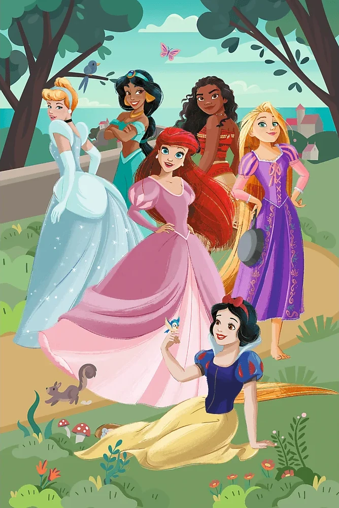 Trefl Dėlionė 160 vnt. - Disney princesės + kolekcinis plakatas
