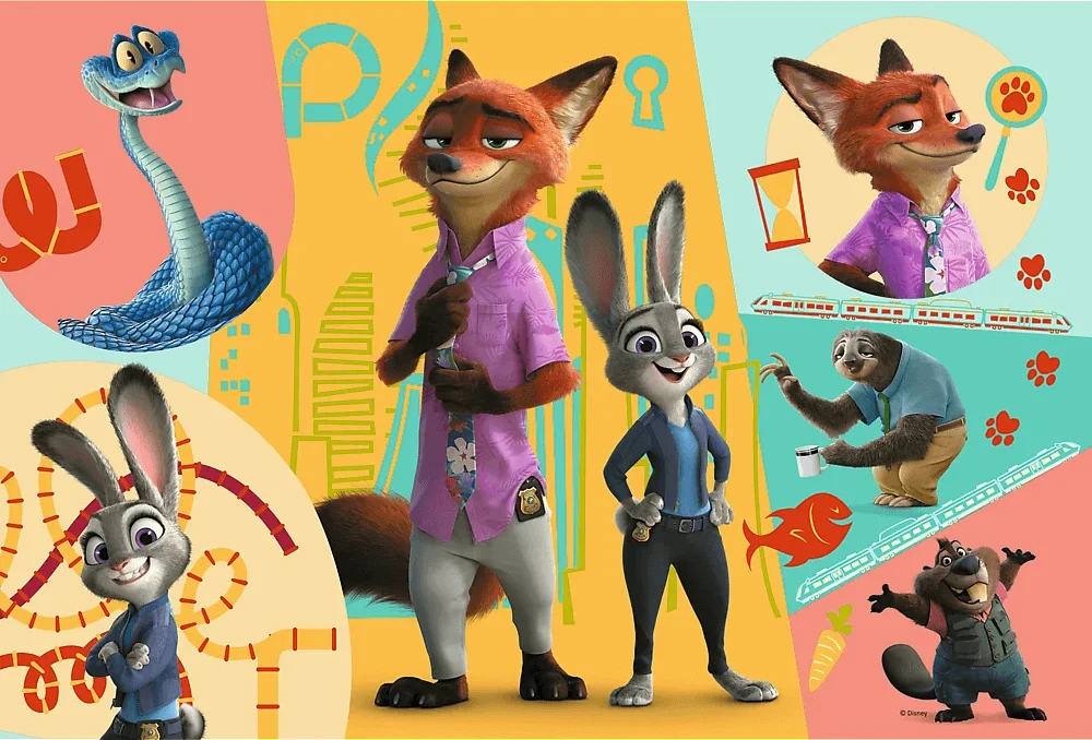 Trefl Dėlionė 160 vnt. - Zootropolis 2 aprašymas - Prekės nuotrauka