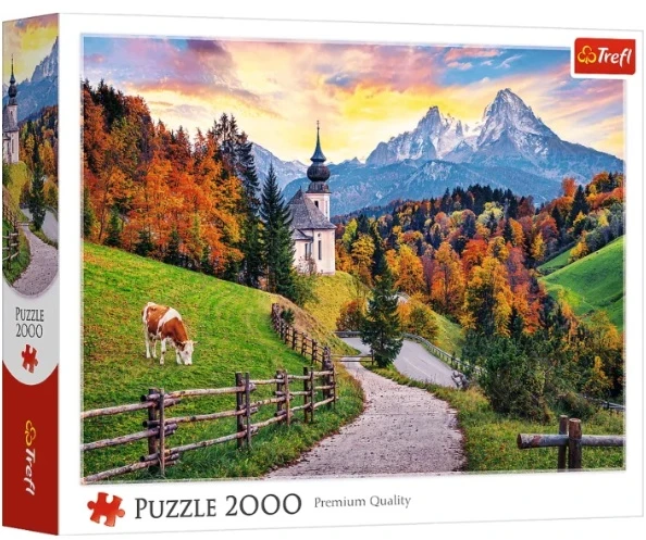Trefl Dėlionė 2000 Bavarijos Alpės rudenį 27127