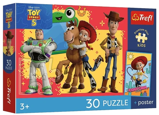 Trefl Dėlionė 30 PremPlus Kids Toy Adventures TS 18344
