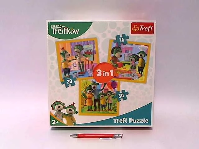 Trefl dėlionė 106 vnt. - Treflikų šeima