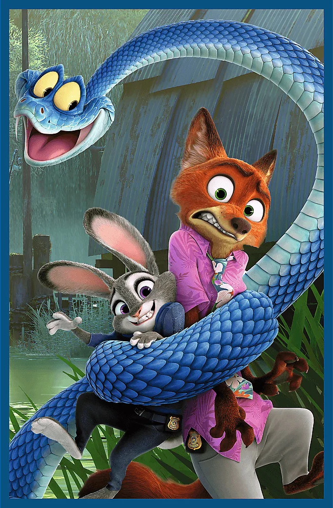 Trefl Dėlionė 3x80 vnt. - Zootopia