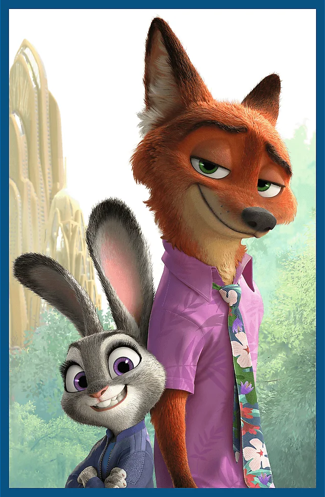 Trefl Dėlionė 3x80 vnt. - Zootopia