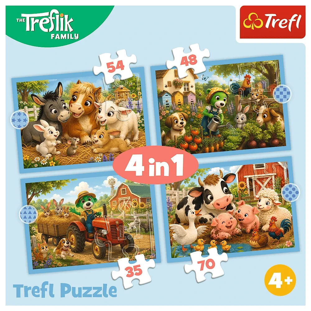 Trefl Dėlionė 207 vnt. - Treflikų ūkis
