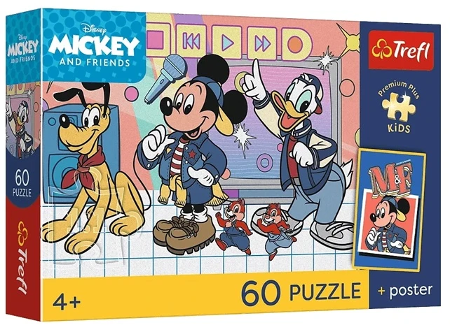 Trefl Dėlionė 60 PremPlus Kids Mysia ekipa / Disney 17433