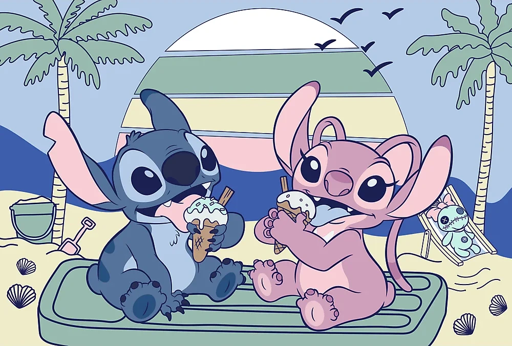 Trefl Dėlionė 60 vnt. - Lilo & Stitch + kolekcinis plakatas
