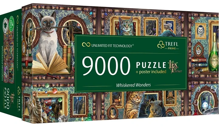 Trefl Dėlionė 9000 vnt. - Katės