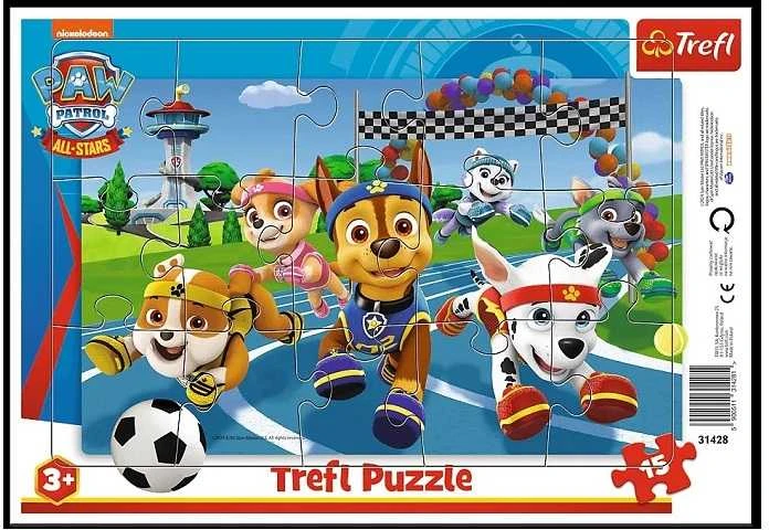 Trefl Dėlionė 15 vnt. - Šunyčiai patruliai (PAW Patrol)