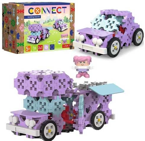 TREFL 61968 Connect 2in1 Blocks - Kemperis / Mielas automobilis