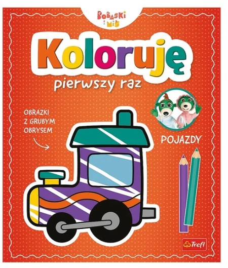 Trefl *****Pirmą kartą spalvinu Transporto priemonės Ks79797