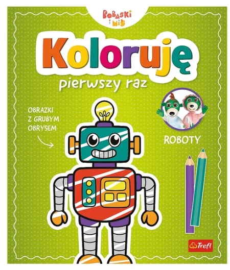 Trefl *****Pirmą kartą spalvinu Robotai Ks79798