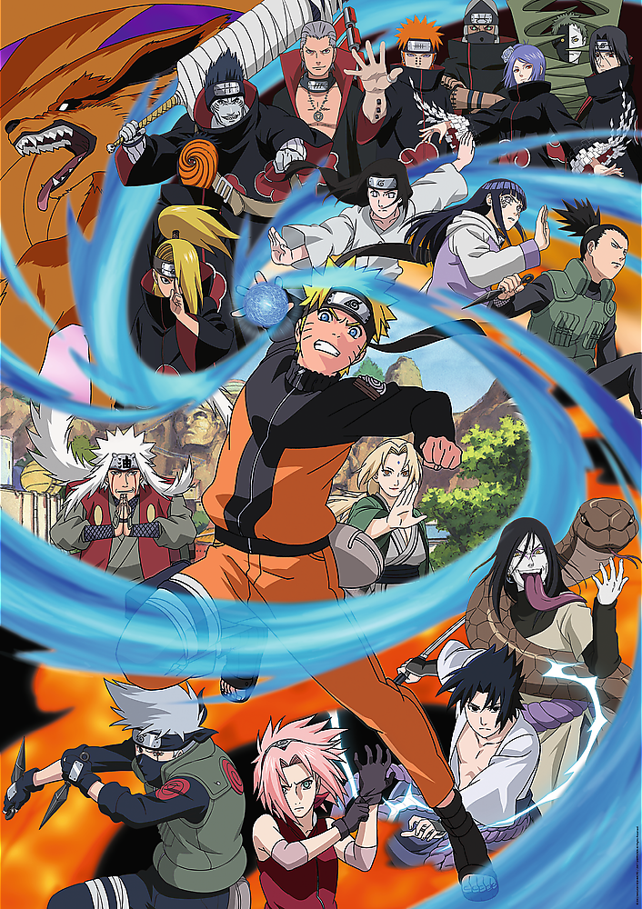 Trefl Dėlionė 1000 vnt. - Naruto Shippuden
