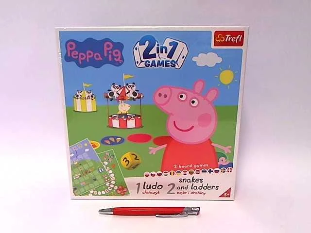 Trefl Stalo žaidimas 2 in 1 „Kiaulytė Pepa“