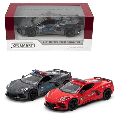 „Trifox 2021 CORVETTE POLICE/FIRE“ 1:36