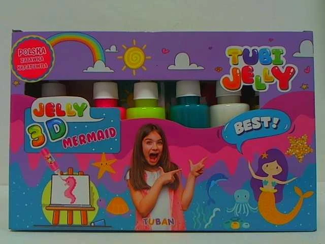 Tuban 6 spalvų Tubi Jelly rinkinys - Undinė ( TU3322 )