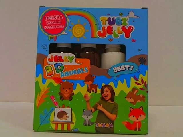 Tuban 3 spalvų Tubi Jelly rinkinys - Gyvūnai ( TU3320 )