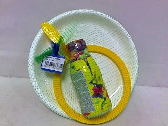 Tuban burbulų rinkinys - 250 ml burbulų skystis + lėkštė + 1 plastikinis žiedas