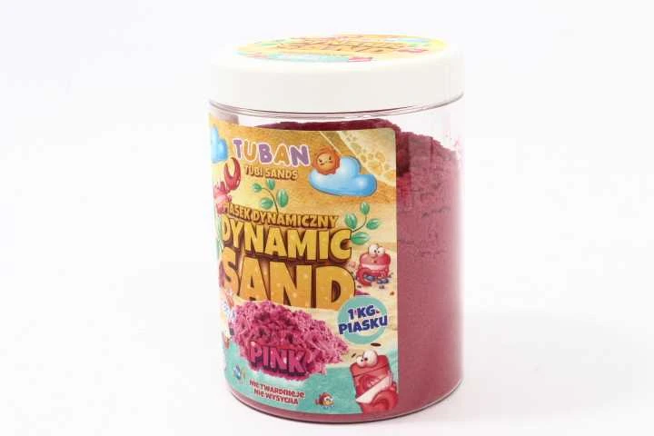 Tuban Dinaminis smėlis - Rožinis - 1kg ( TU3553 )