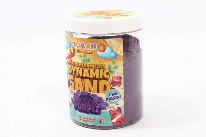 Tuban Dinaminis smėlis - Violetinė - 1kg ( TU3556 )