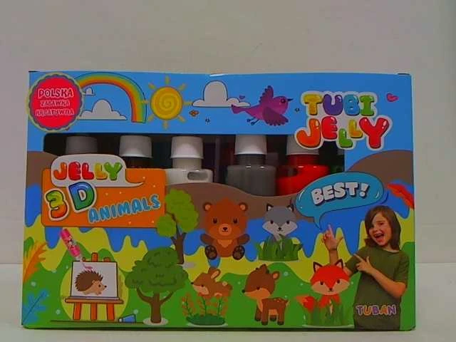 Tuban 6 spalvų Tubi Jelly rinkinys - Gyvūnai ( TU3326 )