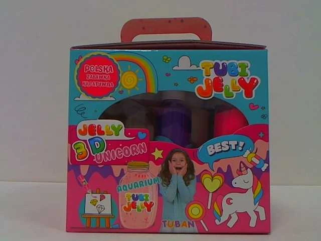 Tuban 6 spalvų Tubi Jelly rinkinys su nedideliu akvariumu - Vienaragis ( TU3328 )