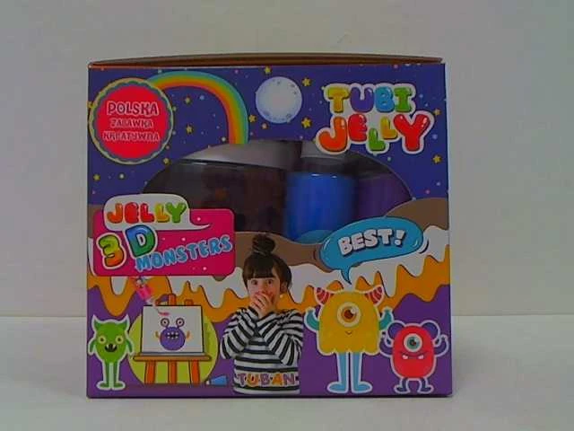 Tuban 6 spalvų Tubi Jelly rinkinys su nedideliu akvariumu - Monstrai ( TU3329 )